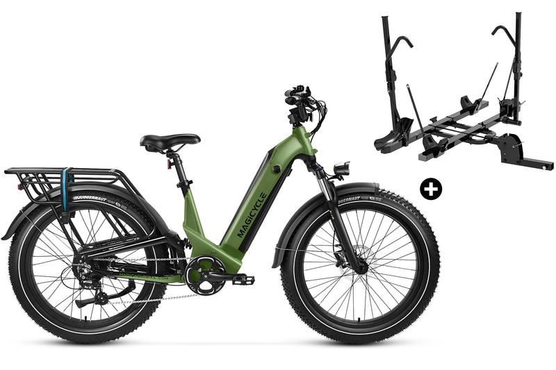 Magicycle Deer Step-Over Full Suspension Ebike SUV - Touring Version