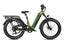 Green Magicycle Deer 2.0 Step-Thru ebike with fat tires and full suspension.