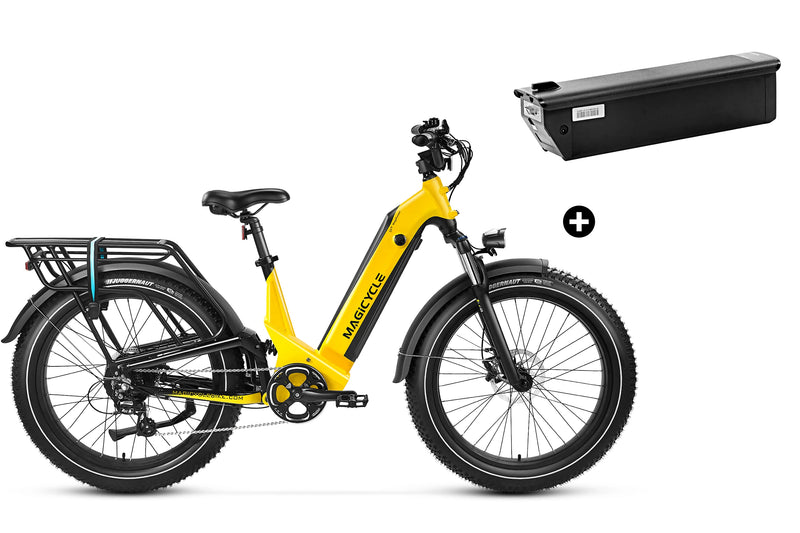 Magicycle Deer Step-Over Full Suspension Ebike SUV - Touring Version