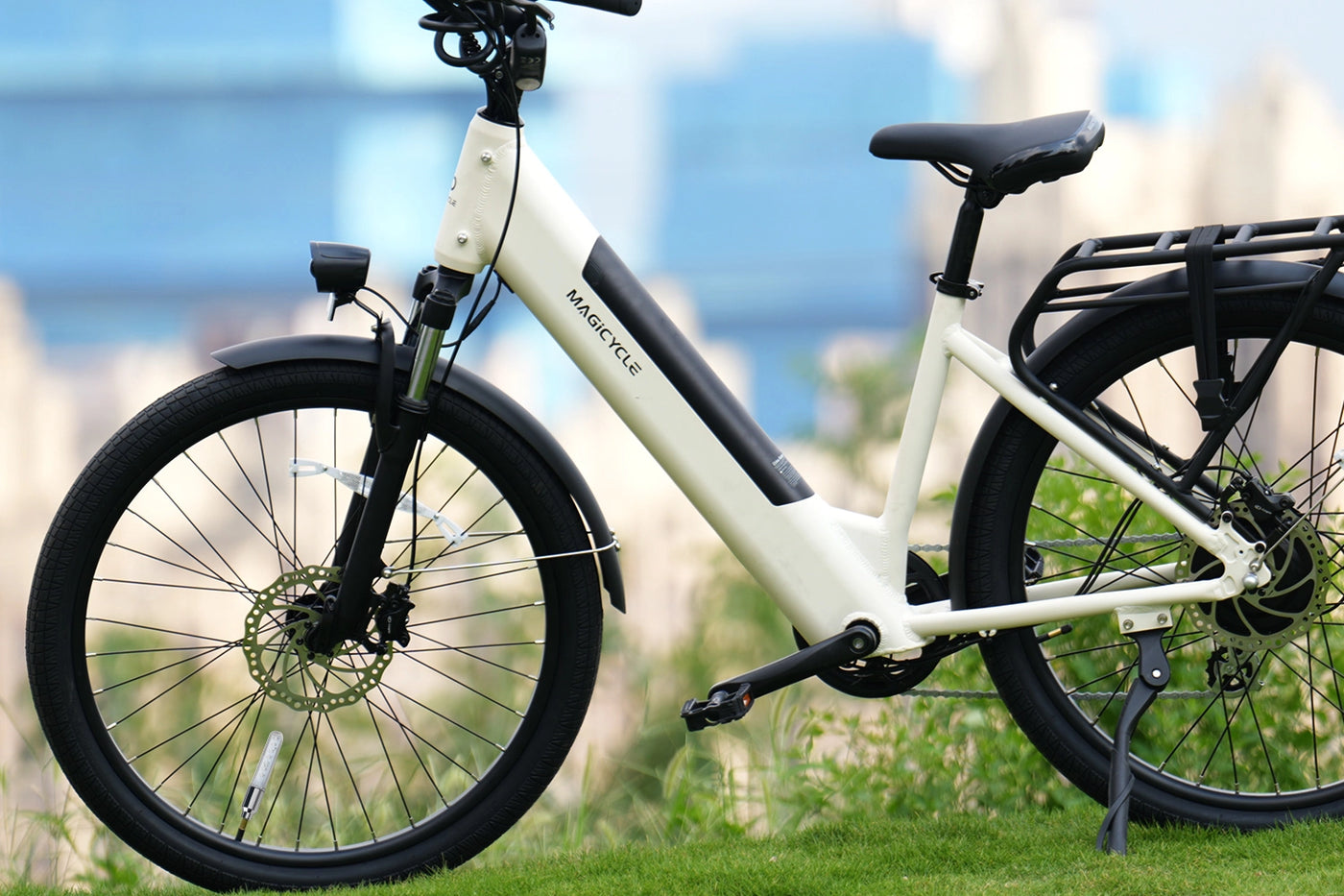 Magicycle electric bike showcasing sleek design and durable features