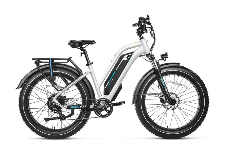 electric bikes cruiser pro white for sales