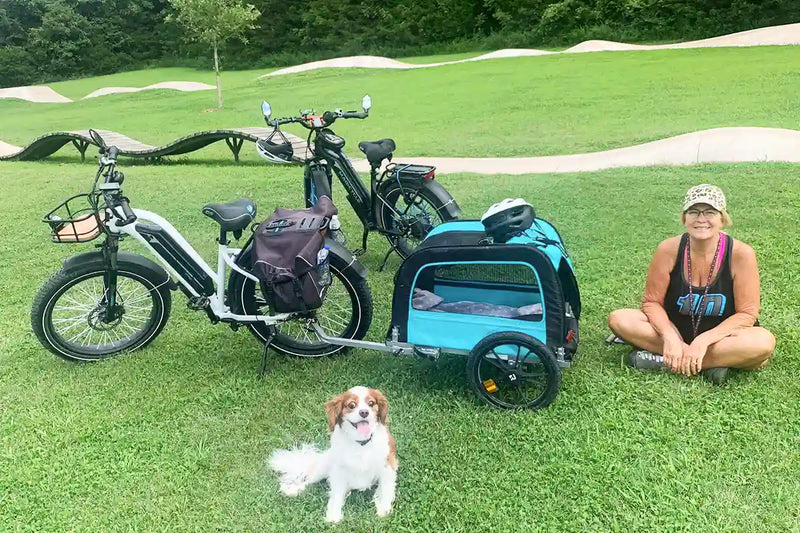 fat tire ebike with trailer