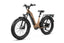 Beige Magicycle Deer 2.0 Step-Thru ebike with fat tires and rear rack.