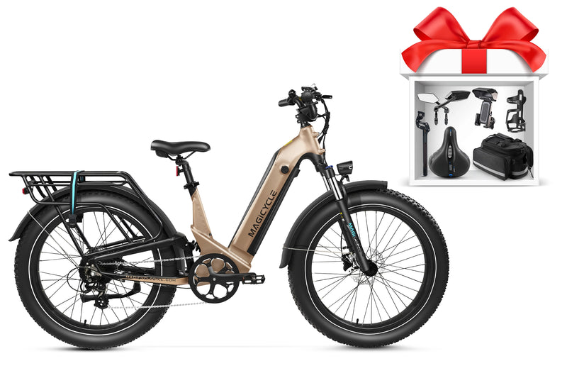 Magicycle Deer Step-Over Full Suspension Ebike SUV - Touring Version