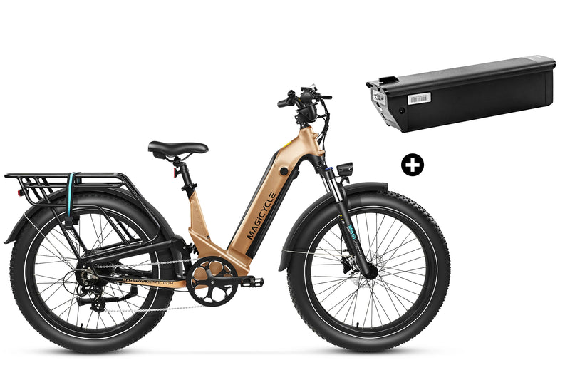 Magicycle Deer Step-Over Full Suspension Ebike SUV - Touring Version