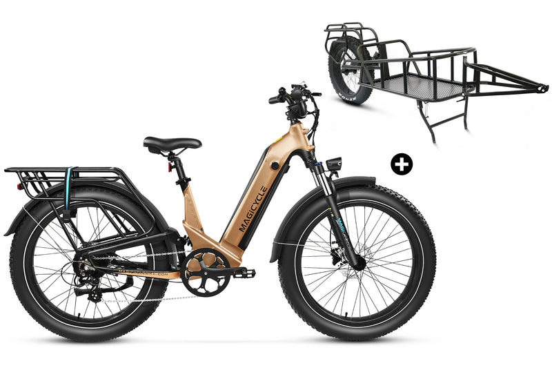 Magicycle Deer Step-Over Full Suspension Ebike SUV - Touring Version