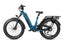 Teal Magicycle Deer electric bike with fat tires and rear rack, ideal for outdoor adventures.