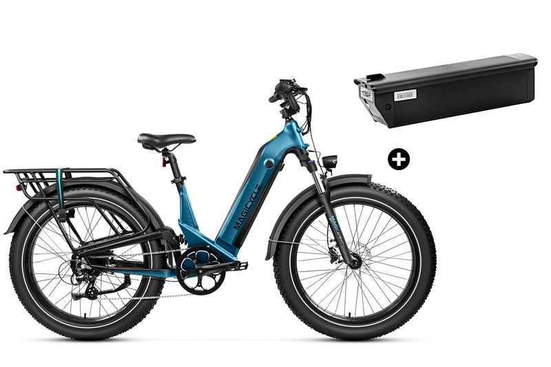 Bundle Sale - Magicycle Deer Step-thru E-Bike With An Extra 20Ah Battery