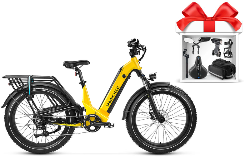 Magicycle Deer Step-Over Full Suspension Ebike SUV - Touring Version