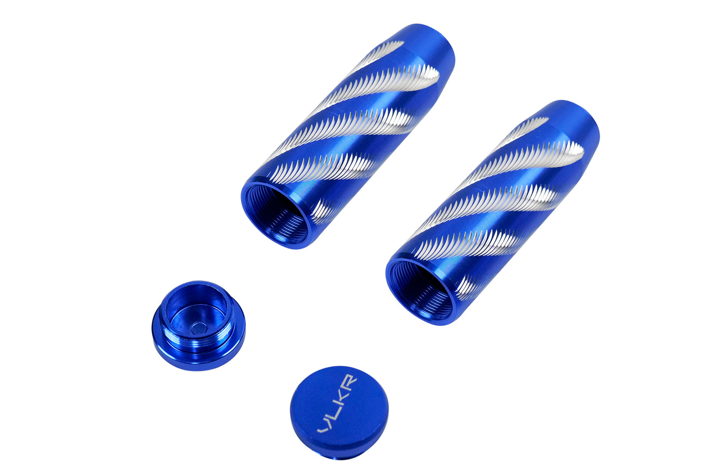 Blue aluminum alloy non-slip passenger pegs for ebikes