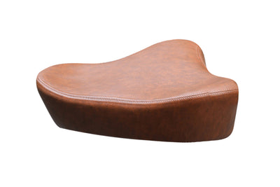 Short-nose brown electric bike seat cushion for enhanced riding comfort