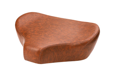 Brown ergonomic short-nose ebike seat cushion for comfort and support