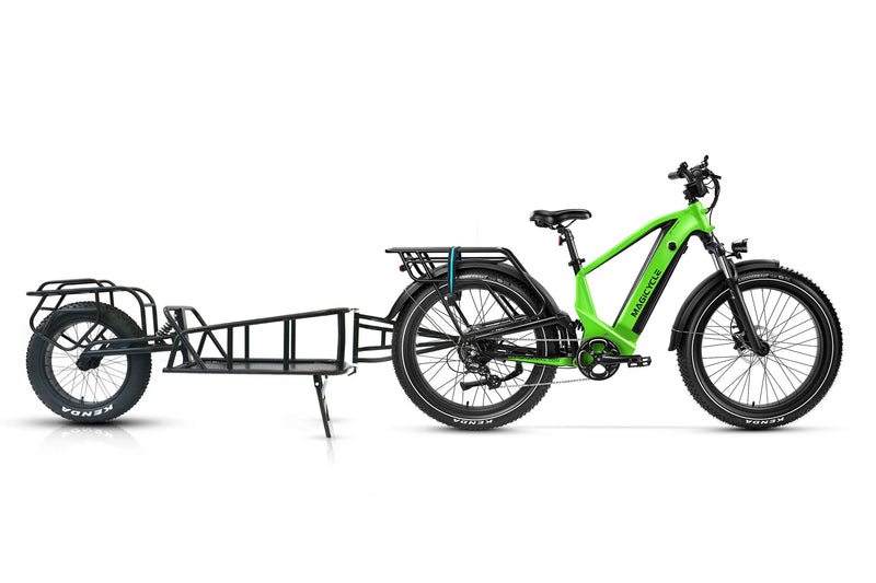 Bundle Sale - Magicycle Deer Step-over E-Bike With A Cargo Trailer