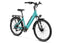 Teal Magicycle CT-1 Commuter Ebike with torque sensor and rear rack for urban travel.