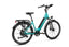 Teal Magicycle CT-1 commuter ebike featuring torque sensor and rear rack for urban travel.