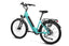 Teal Magicycle CT-1 Commuter Ebike with modern frame and rear rack for city commuting.