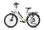 Magicycle CT-1 Electric Commuter Bike with torque sensor and rear rack in white color.