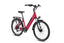 Magicycle CT-1 Commuter Ebike in red with torque sensor and rear rack for urban commuting.