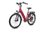 Magicycle CT-1 Commuter Ebike in sleek red with torque sensor and rear rack for city use.