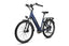 Dark blue Magicycle CT-1 Commuter Ebike with torque sensor and rear rack for urban riding.