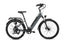 Gray Magicycle CT-1 Commuter Ebike with low-step design and rear rack for city commuting.