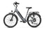 Gray Magicycle CT-1 Commuter Ebike with low-step frame and rear rack for urban commuting.