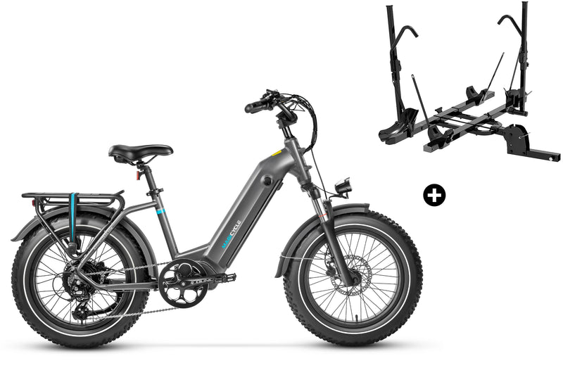 Bundle Sale - Magicycle Ocelot Pro E-Bike With A Hitch Bike Rack