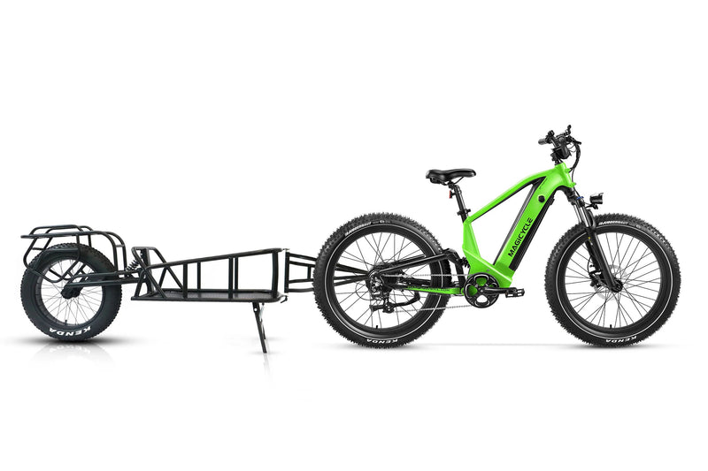 Bundle Sale - Magicycle Deer Step-over E-Bike With A Cargo Trailer