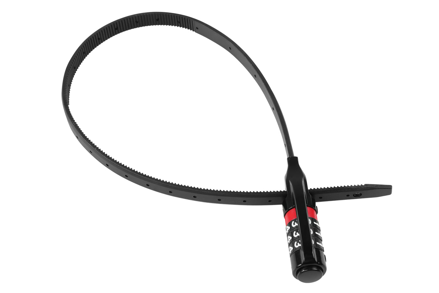 Adjustable Zip Tie Bike Lock with 3-digit combination security